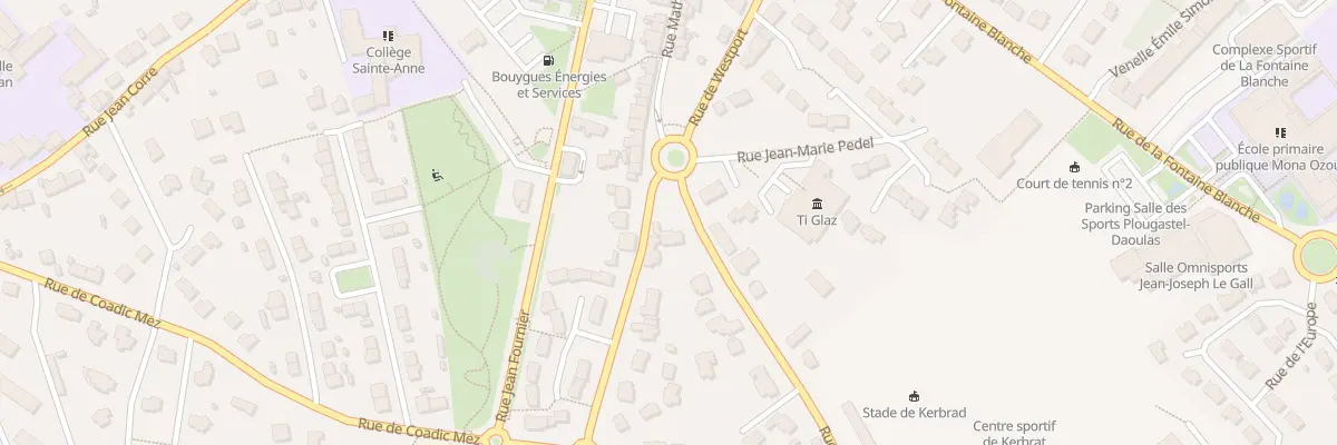 Plan du 2 Rue de Kerbrat à Plougastel-Daoulas