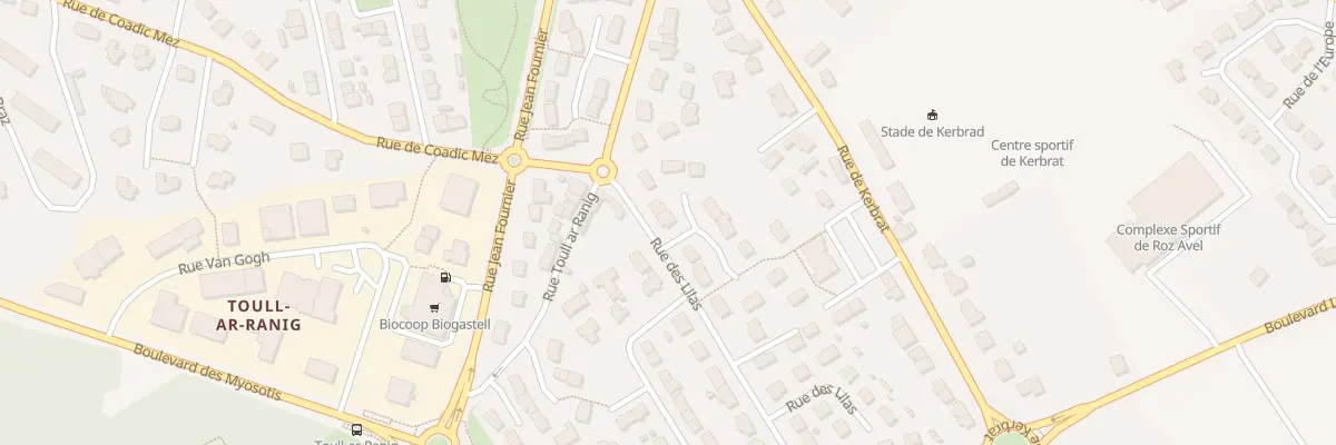 Plan du 54 Rue des Lilas à Plougastel-Daoulas