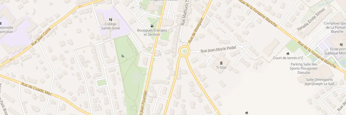 Plan du 38 Rue Mathurin Thomas à Plougastel-Daoulas