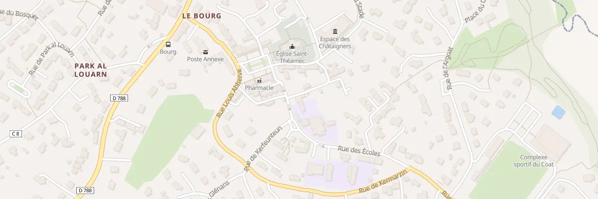 Plan du 2 Rue des Capucines au Drennec
