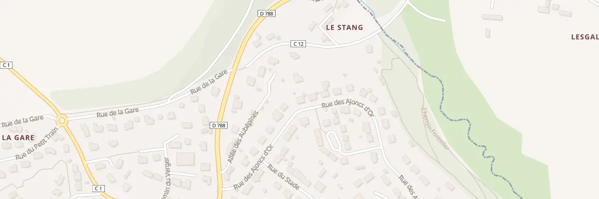 Plan du 17 Rue des Ajoncs d’Or au Drennec
