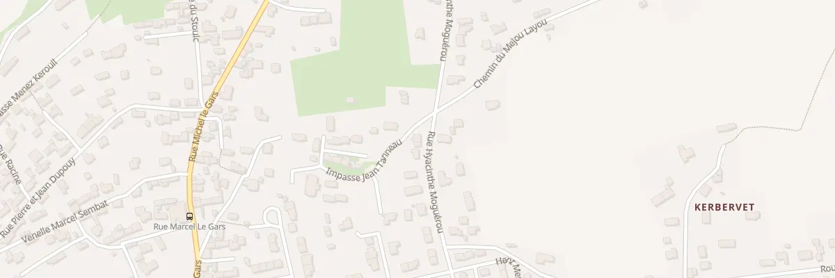 Plan du 280 Rue Hyacinthe Moguérou à Penmarch