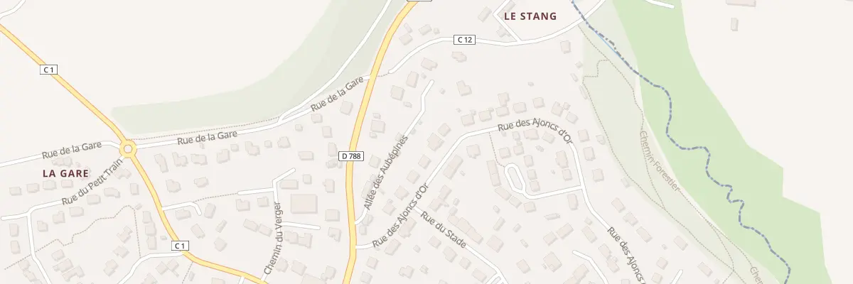 Plan du 11 Rue des Ajoncs d’Or au Drennec