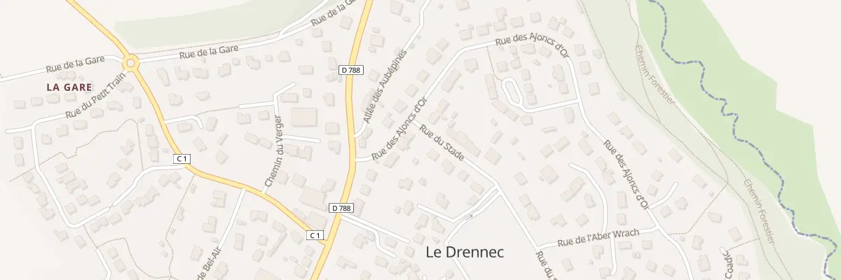 Plan du 6 Rue des Ajoncs d’Or au Drennec