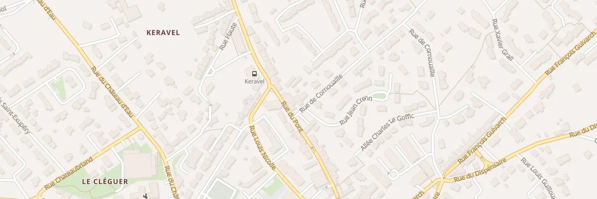 Plan du 1B Rue de Cornouaille à Plougastel-Daoulas