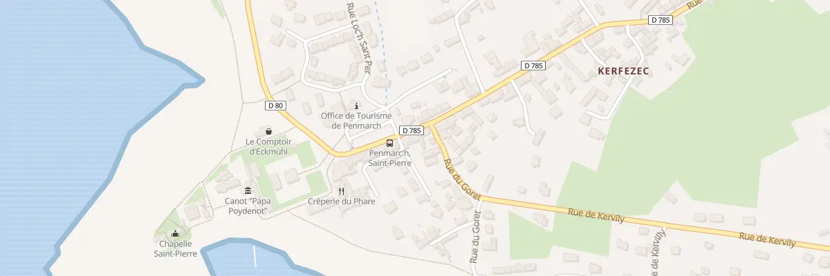 Plan du 595 Rue du Phare à Penmarch