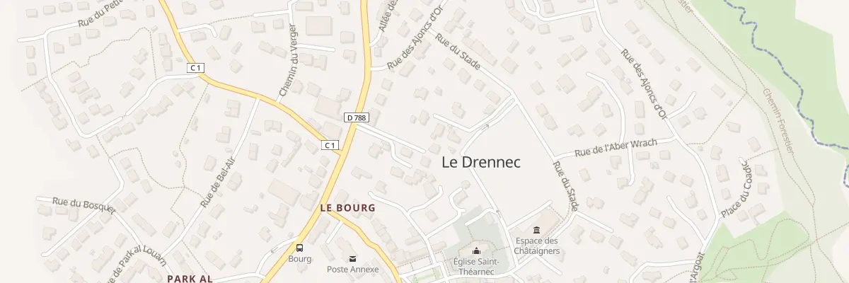 Plan du 8B Rue de Lesneven au Drennec