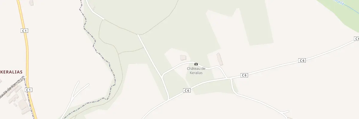 Plan du 100 Chateau de Keralias à Kersaint-Plabennec