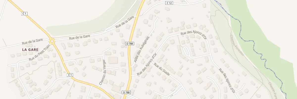 Plan du 7 Rue des Ajoncs d’Or au Drennec
