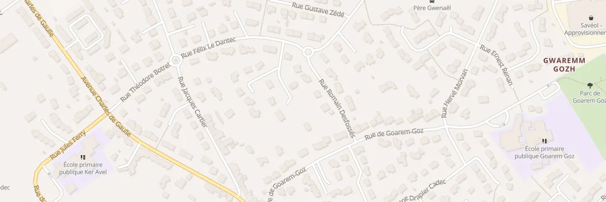 Plan du 18B Rue Félix le Dantec à Plougastel-Daoulas
