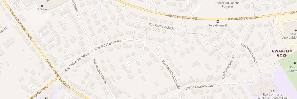 Plan du 20 Rue Félix le Dantec à Plougastel-Daoulas