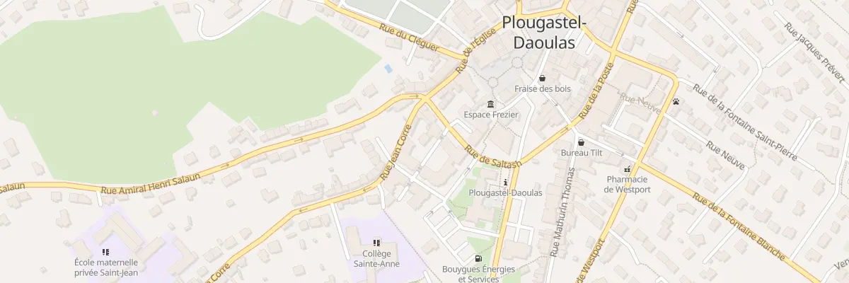 Plan du 7B Rue Jean Corre à Plougastel-Daoulas