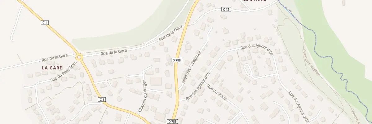 Plan du 22 Rue de Lesneven au Drennec