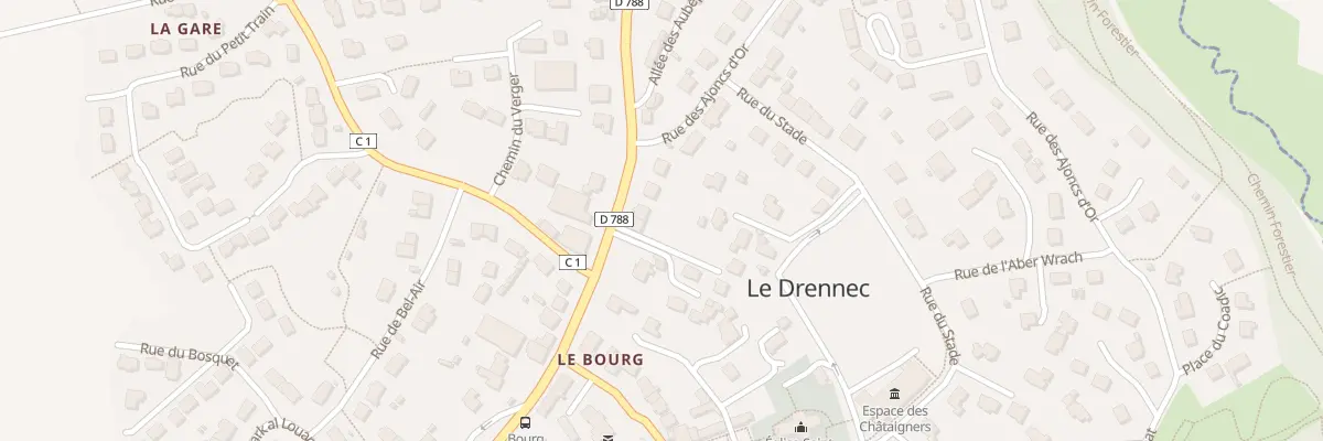 Plan du 10 Rue de Lesneven au Drennec