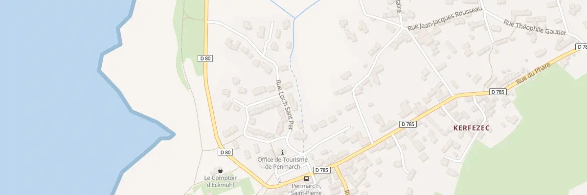 Plan du 76 Rue Loc’H Sant Per à Penmarch