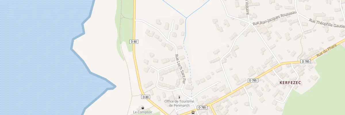 Plan du 151 Rue Enez Nonna à Penmarch