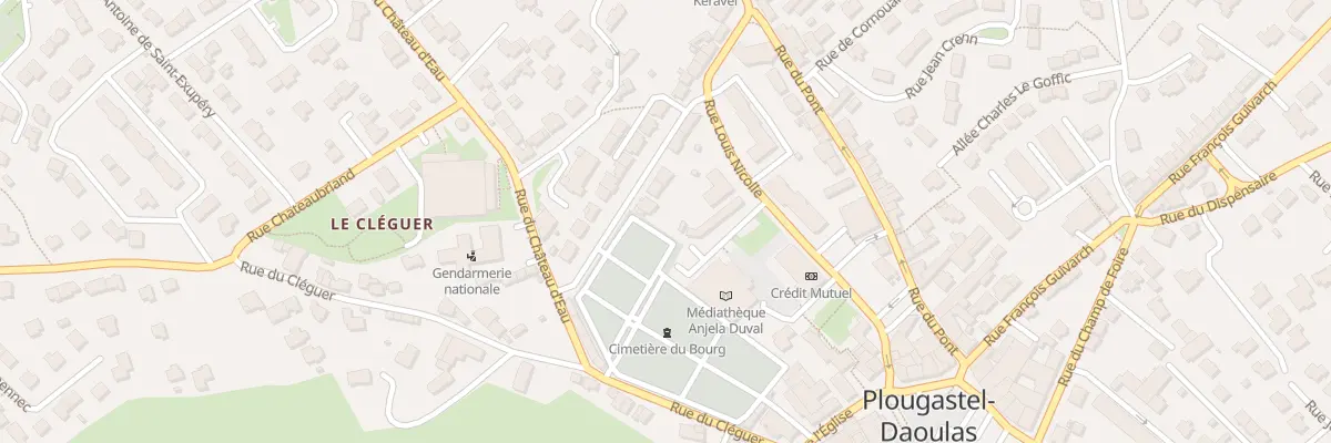 Plan du 17 Rue de la Tour d’Auvergne à Plougastel-Daoulas