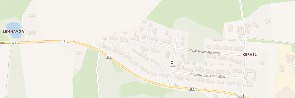 Plan du 5 Rue des Roitelêts à Poullan-sur-Mer