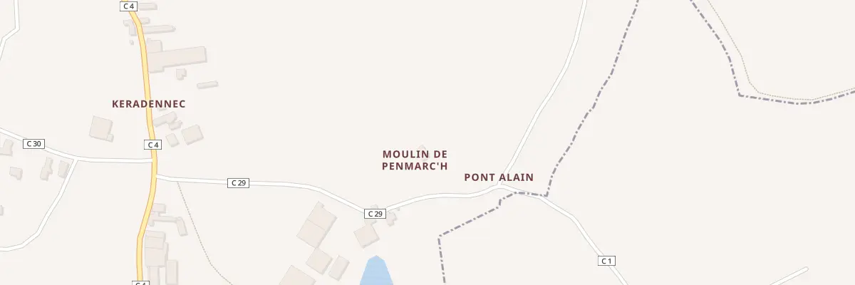 Plan du 60 Moulin de Penmarc’H à Saint-Frégant