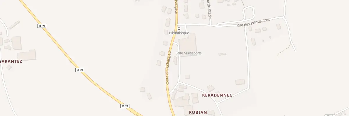 Plan du 89 Rubian à Kersaint-Plabennec