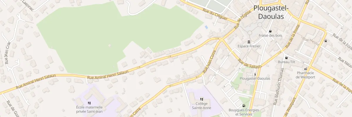 Plan du 11B Rue Amiral Salaun à Plougastel-Daoulas