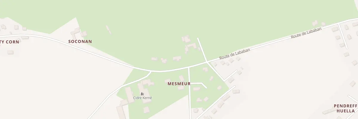 Plan du 5510 Mesmeur à Pouldreuzic