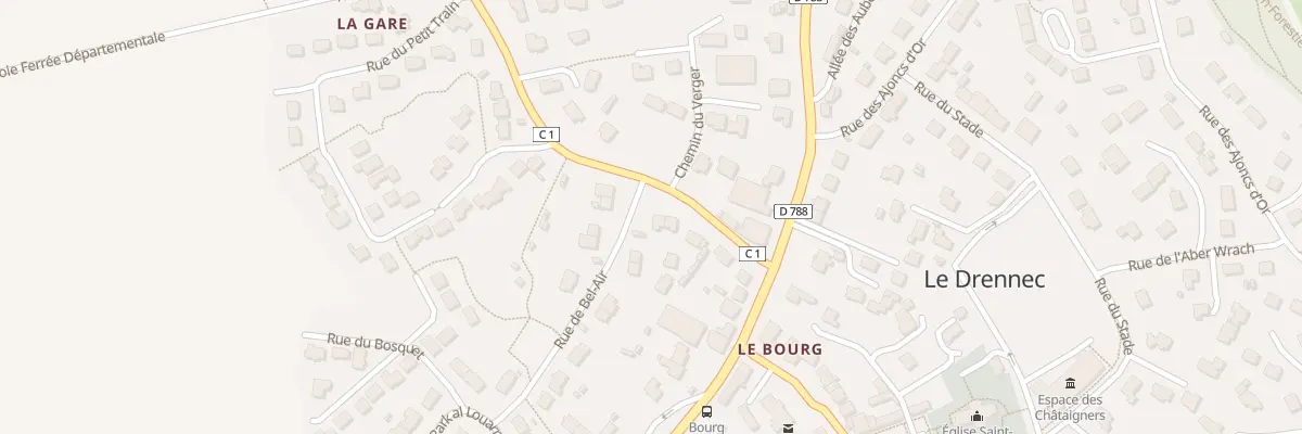 Plan du 5 Rue de Landouzen au Drennec