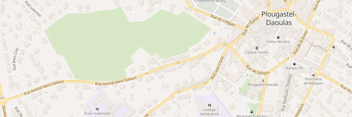 Plan du 22 Rue Amiral Salaun à Plougastel-Daoulas