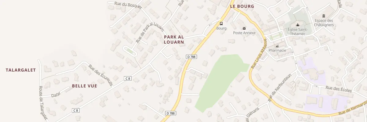 Plan du 20 Rue de Brest au Drennec