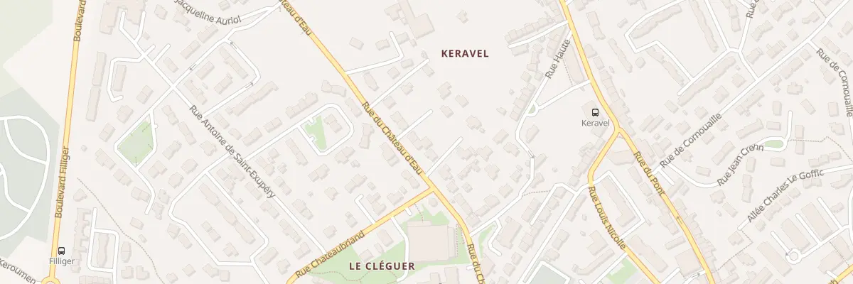 Plan du 22 Rue du Château d’Eau à Plougastel-Daoulas
