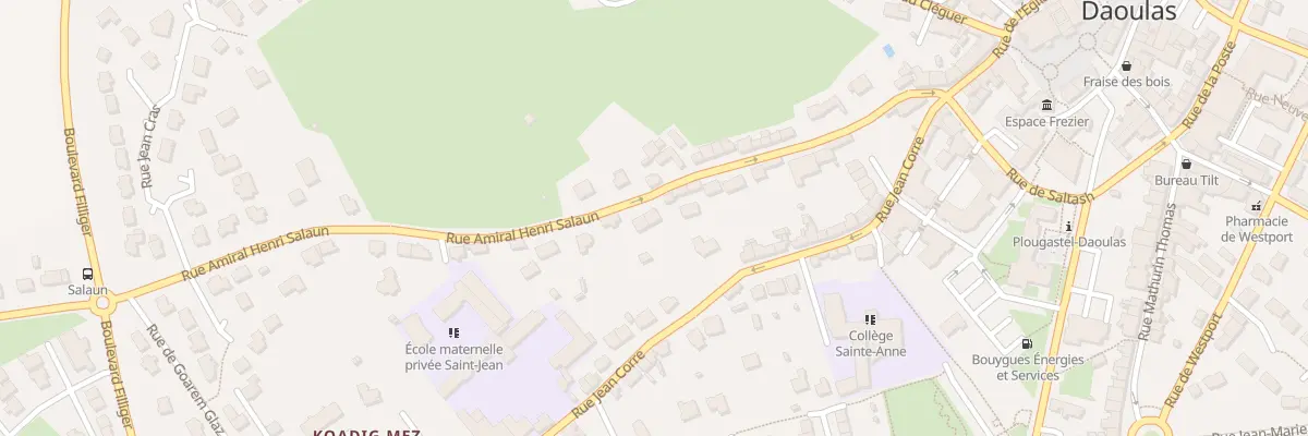 Plan du 27 Rue Amiral Salaun à Plougastel-Daoulas