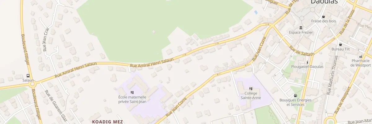 Plan du 29 Rue Amiral Salaun à Plougastel-Daoulas