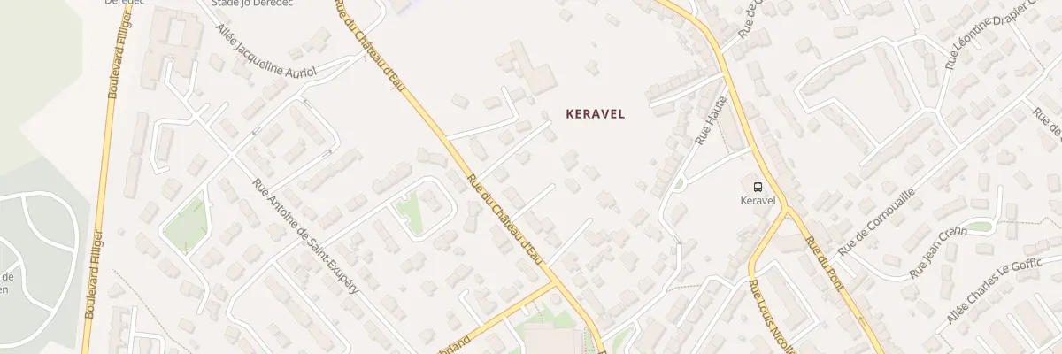 Plan du 28 Rue du Chateau d’Eau à Plougastel-Daoulas