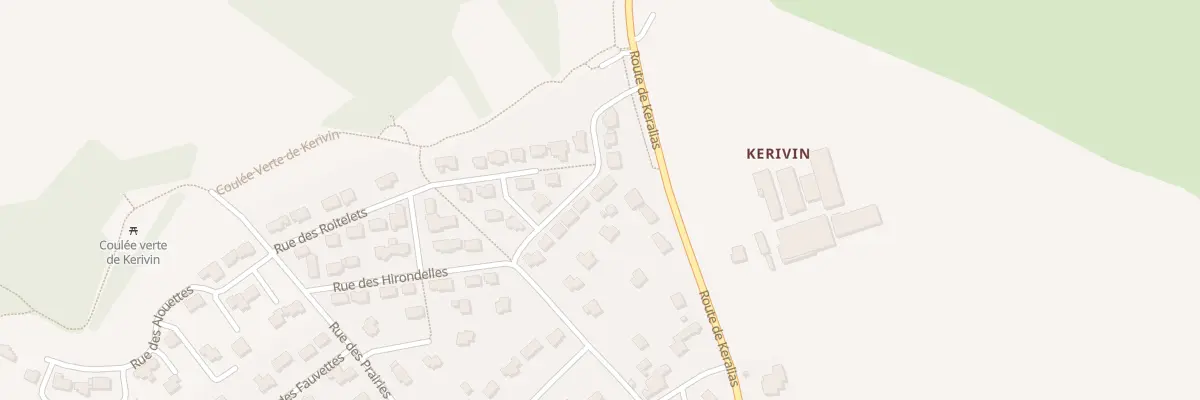Plan du 25 Rue des Hirondelles à Kersaint-Plabennec