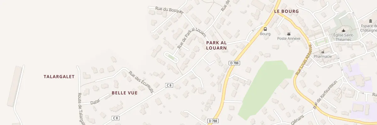 Plan du 17 Rue de Park al Louarn au Drennec