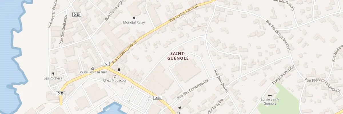 Plan du 116 Rue des Marais à Penmarch