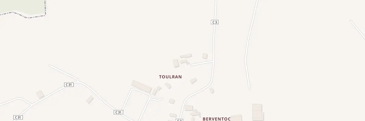Plan du 74 Toulran au Drennec