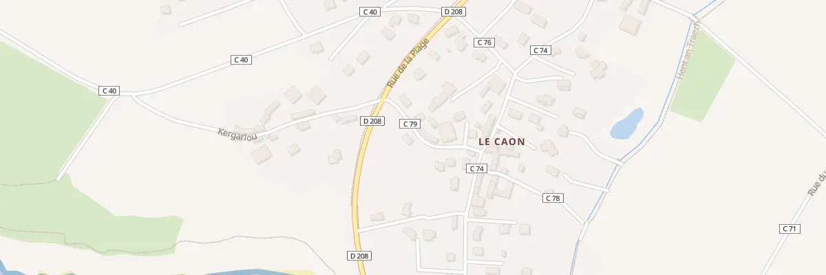 Plan du 52 Liorzh An Ebeul à Telgruc-sur-Mer