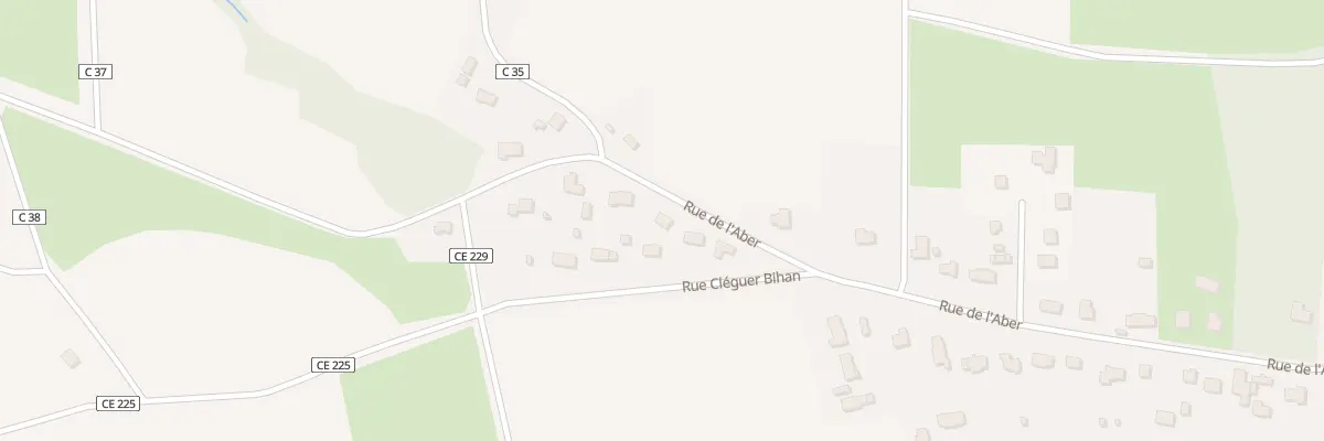 Plan du 117 Rue de l’Aber à Telgruc-sur-Mer