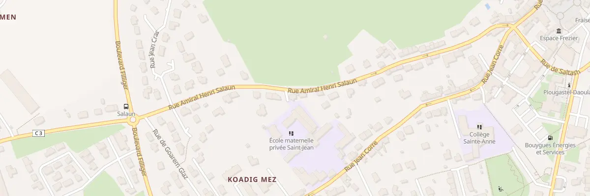 Plan du 43 Rue Amiral Salaun à Plougastel-Daoulas