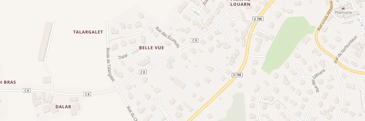 Plan du 17 Rue de Locmaria au Drennec