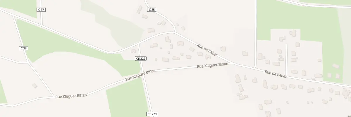 Plan du 120 Rue Kleguer Bihan à Telgruc-sur-Mer