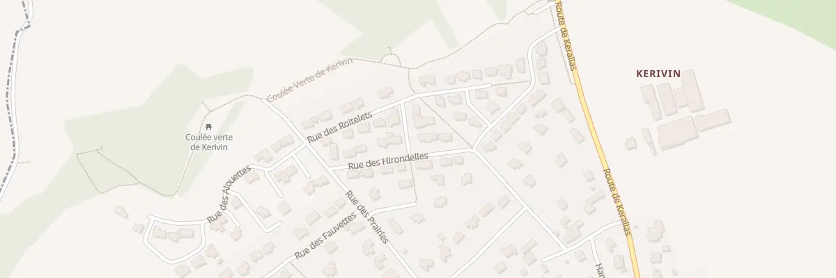 Plan du 12 Rue des Hirondelles à Kersaint-Plabennec