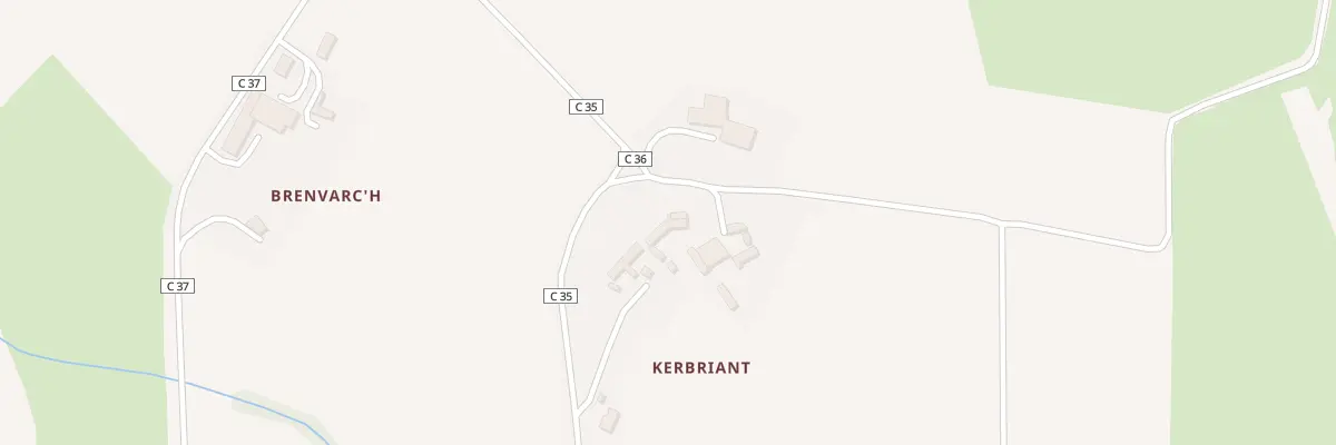 Plan du 478 Kerbriant à Telgruc-sur-Mer