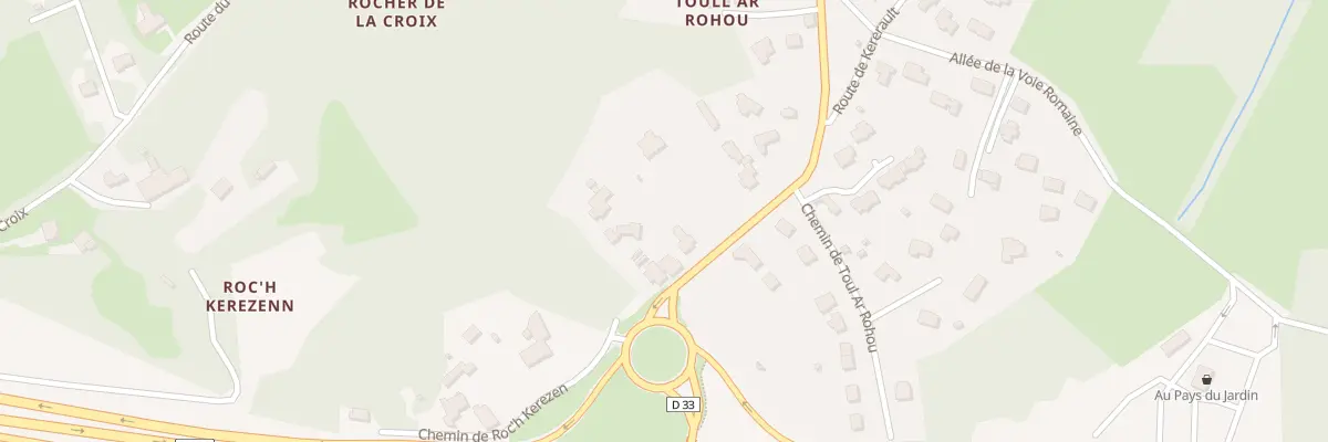 Plan du 80 Rte du Rocher de l’Imperatrice à Plougastel-Daoulas