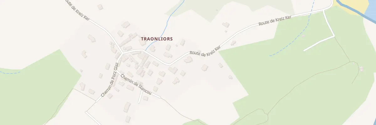 Plan du 435 Rte du Kreiz Ker - Traonliors à Plougastel-Daoulas