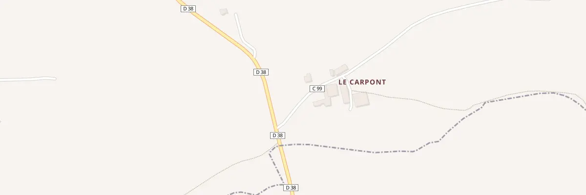 Plan du 299 Le Carpont à Guissény