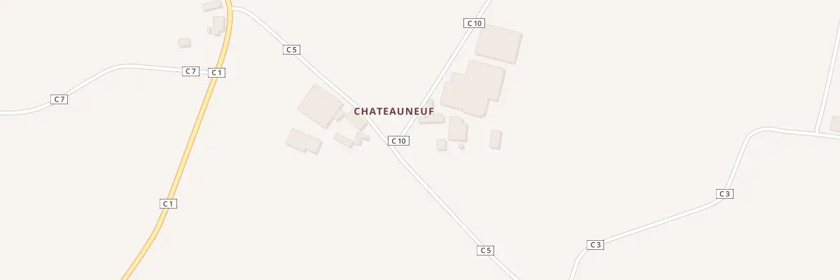 Plan du 13 Chateauneuf à Lanarvily