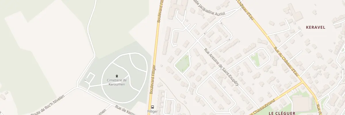 Plan du 5 Rue Charles Péguy à Plougastel-Daoulas