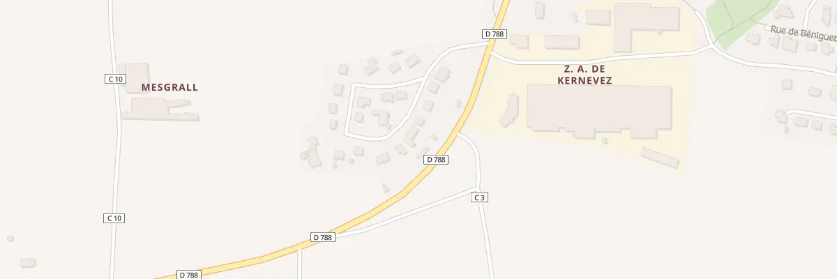 Plan du 5 Cité Gorrekear au Drennec
